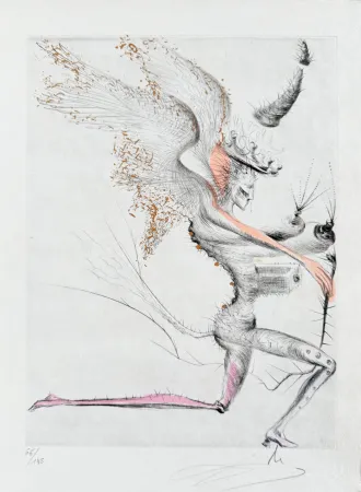 彫版 Dali - Le Démon ailé