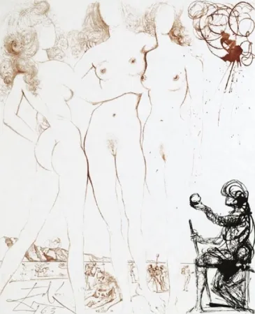 彫版 Dali - Le Jugement de Paris (The Judgment of Paris)