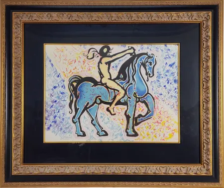 リトグラフ Dali - Le Jungle Humaine Le Cavalier