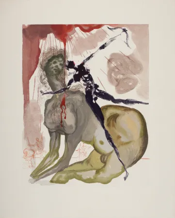 木版 Dali - Le Minautore, 1963