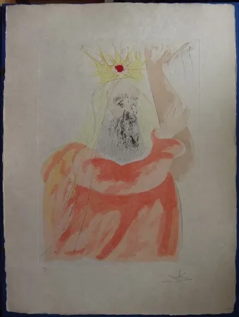 エッチング Dali - Le Roi David