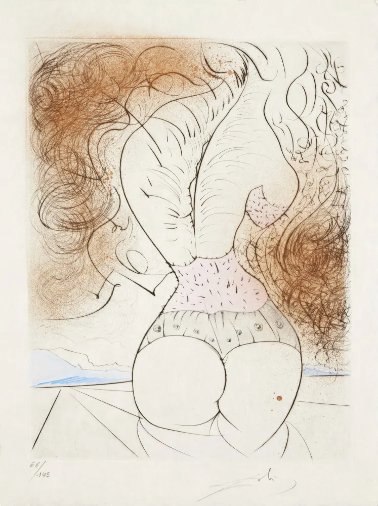 エッチング Dali -  Le Torse