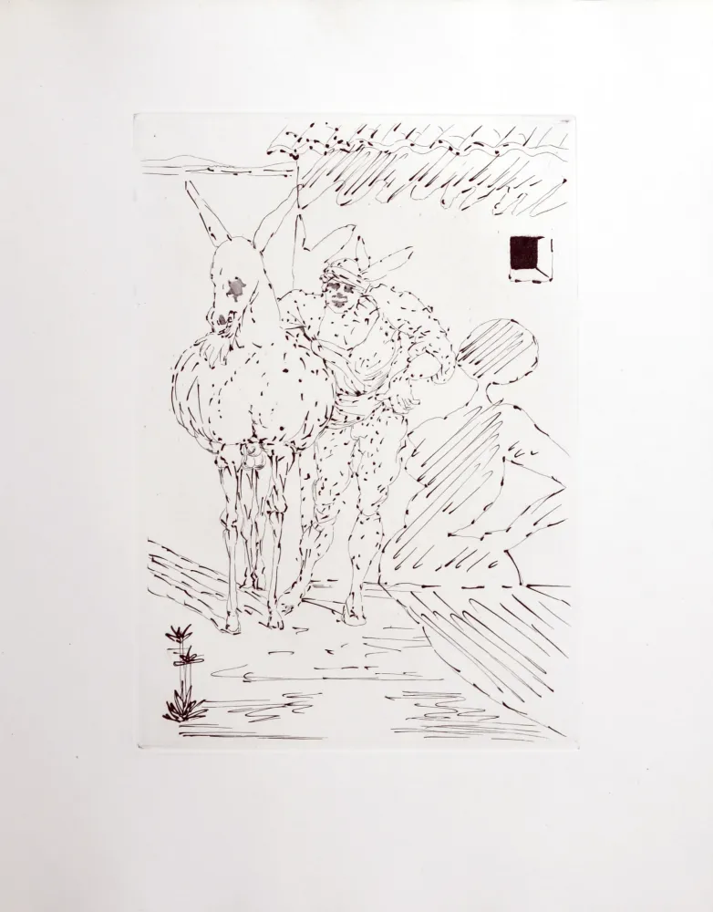 彫版 Dali - Le Tricorne, 1958