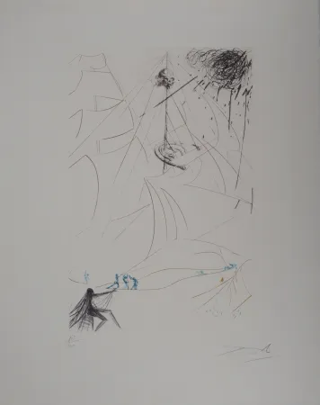 彫版 Dali - Le Vaisseau fantôme : Hommage à Wagner