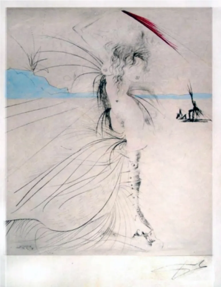 彫版 Dali - Les aigrettes (The Egrets)