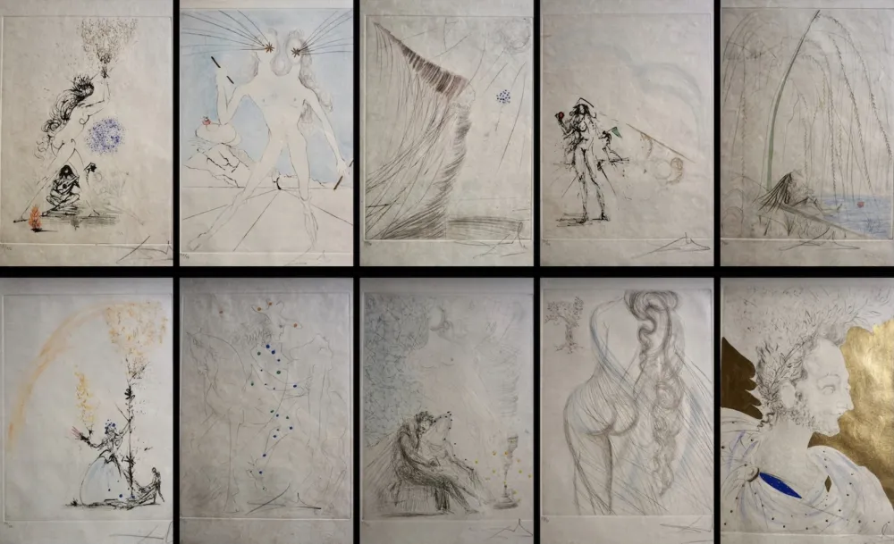 彫版 Dali - Les Amours de Cassandre Suite