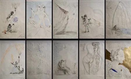 彫版 Dali - Les Amours de Cassandre Suite