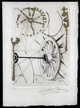 彫版 Dali - Les Amours Jaunes Good Fortune and Fortune