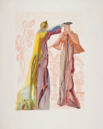 木版 Dali - Les derniers mots de Virgile, 1963