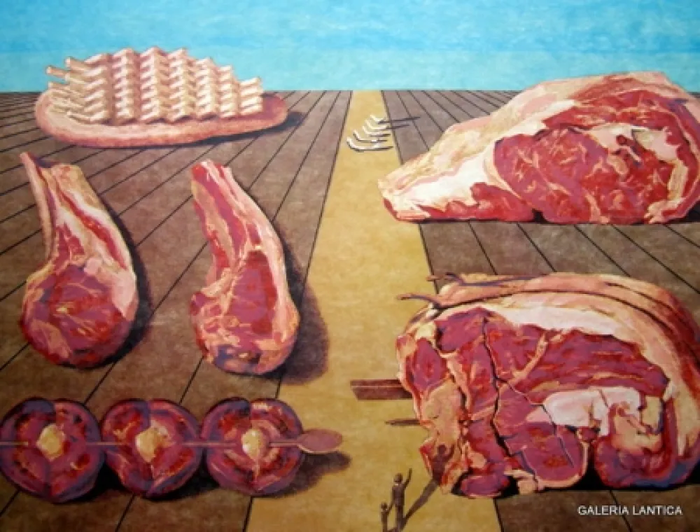 リトグラフ Dali - Les entreplats sodamises