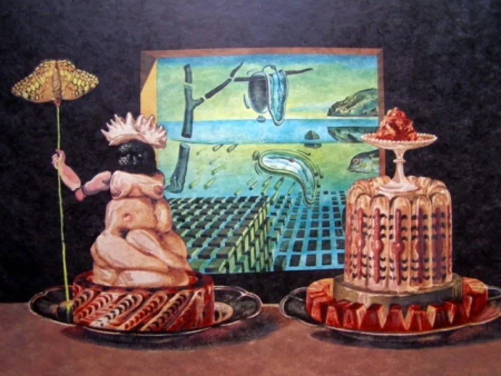 リトグラフ Dali - LES JE MANGE GALA