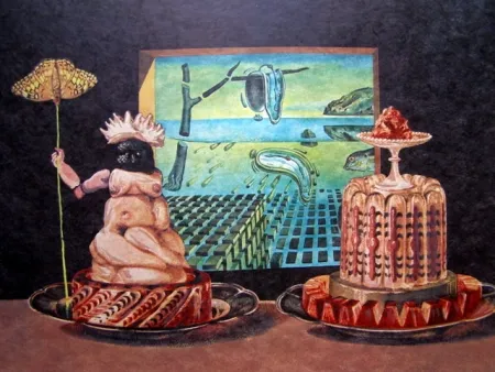 リトグラフ Dali - LES JE MANGE GALA