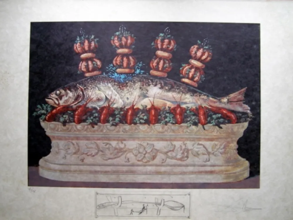 リトグラフ Dali - LES PANACHES PANACHÉS.