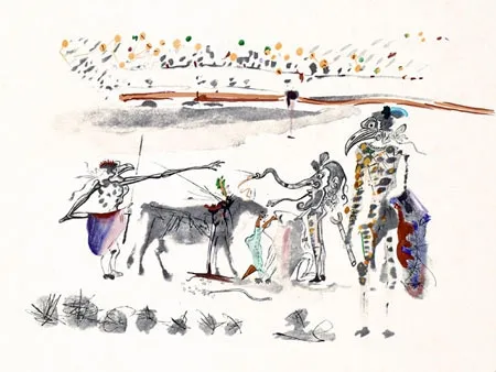 彫版 Dali - Les Perroquets (Parrots)