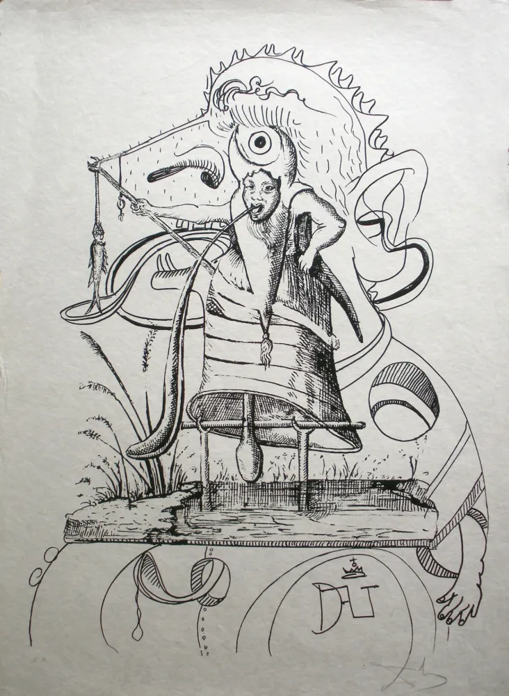 リトグラフ Dali - Les Songes drolatiques de Pantagruel 11