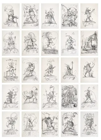 リトグラフ Dali - Les Songes Drôlatiques de Pantagruel