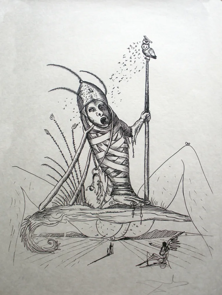 リトグラフ Dali - Les Songes drolatiques de Pantagruel 15