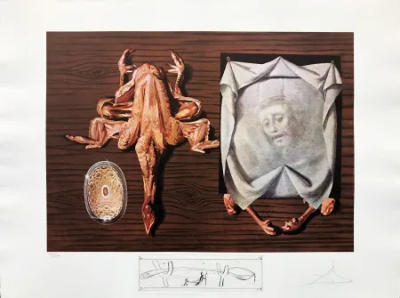 メゾチント彫法 Dali - LES SPOUTNIKS ASTIQUES ELASTICOTS STATISTIQUES