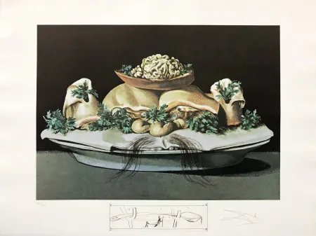 リトグラフ Dali - LES SUPRENES DE MAILLAISE LILIPUTIENS