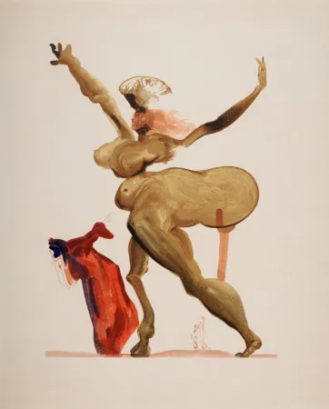 リトグラフ Dali - Les Traitres envers leurs hôtes