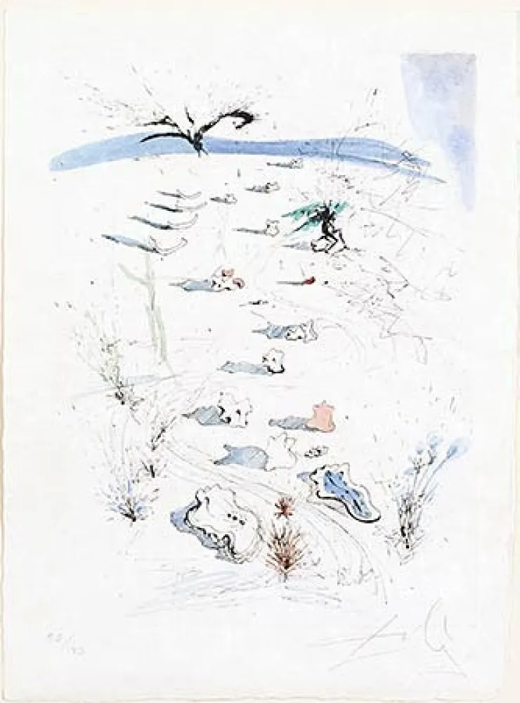 彫版 Dali - Les Tranches (The Trenches)