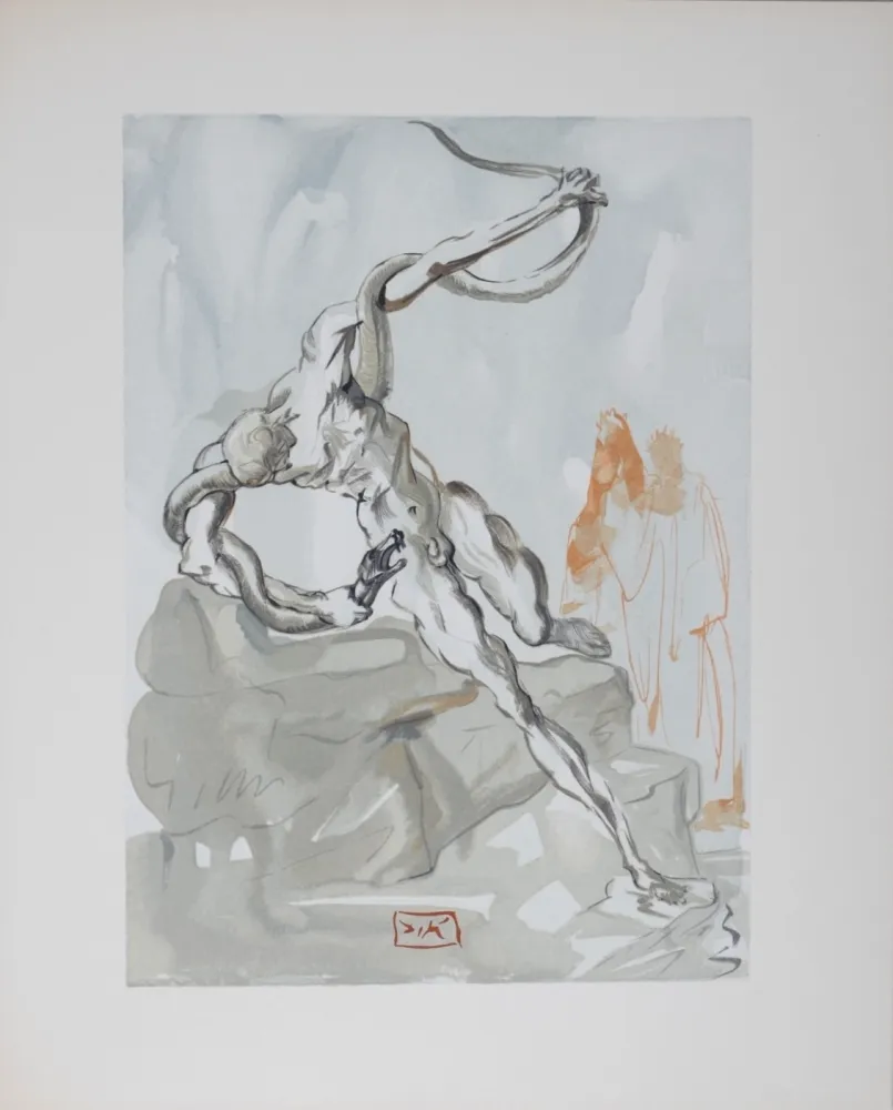 リトグラフ Dali - Les voleurs