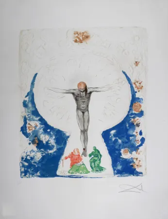彫版 Dali - L'Hostie, 1961 - Hand-signed