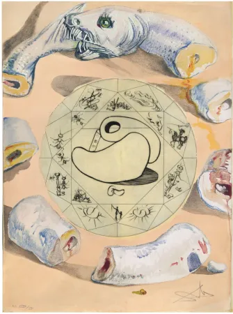 シルクスクリーン Dali - L'Ouroboros