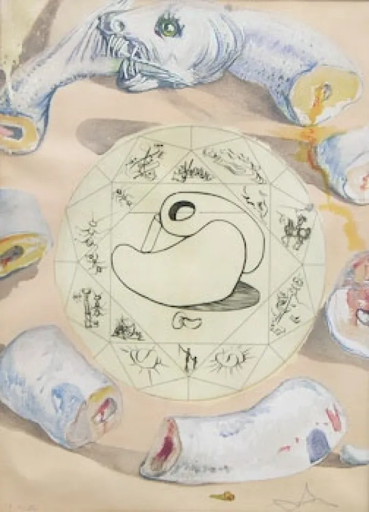 エッチング Dali - L'Ouroboros