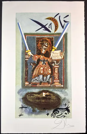 リトグラフ Dali - Lyle Stuart Tarot Prints Two of Swords