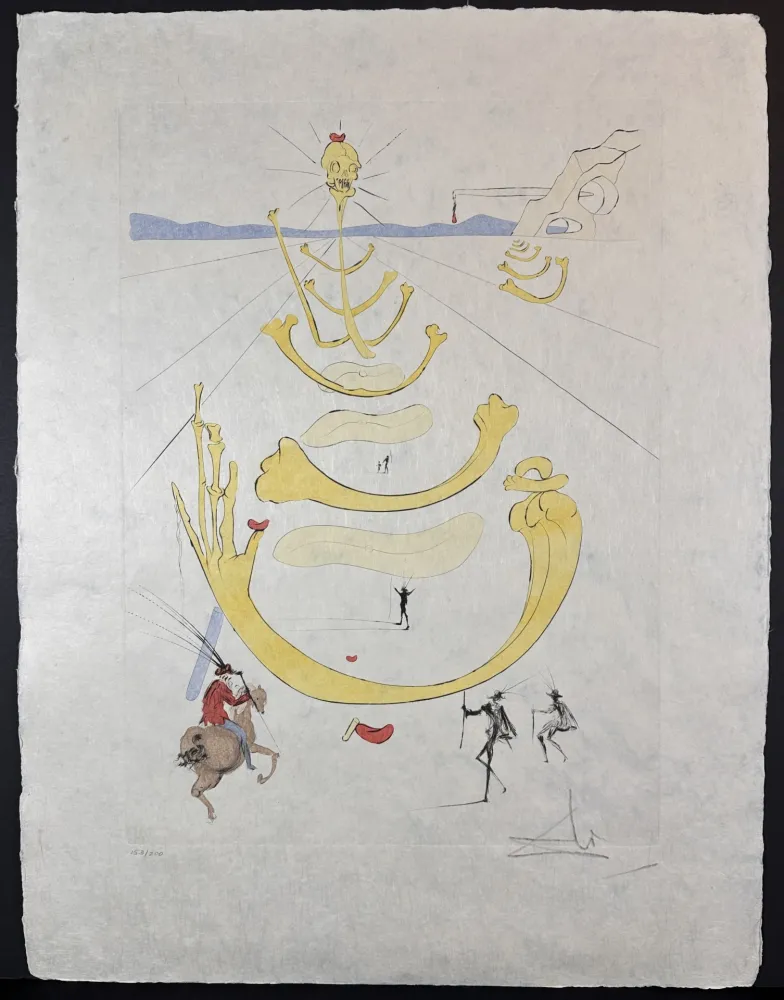 彫版 Dali - Masque de la Mort