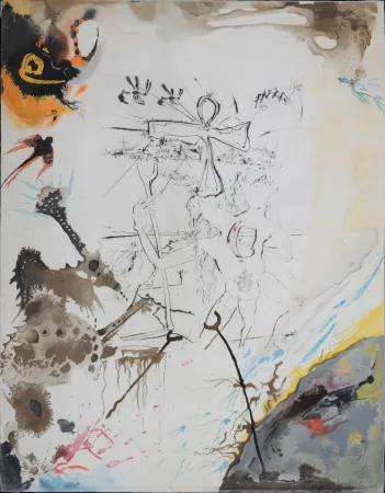 多数の Dali - Moïse et Akhenaton, 1974 - Hand-signed & numbered - One of Salvador Dali's most impressive series!