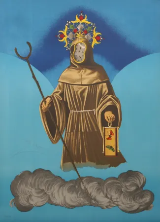 リトグラフ Dali - Mystery of Sleep (The Hermit)