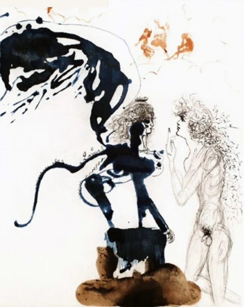 彫版 Dali - Oedipe et le Sphinx (Oedipus and the Sphinx)