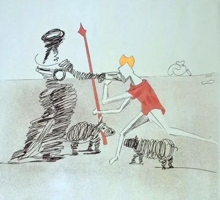 エッチングと　アクチアント Dali - Pastorale