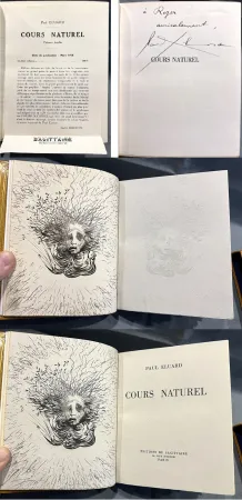 挿絵入り本 Dali - Paul Eluard. COURS NATUREL. Avec le frontispice de Salvador Dali tiré à 15 ex. L'exemplaire de Roger Lacourière avec une seconde épreuve d'un premier état inconnu (1938)