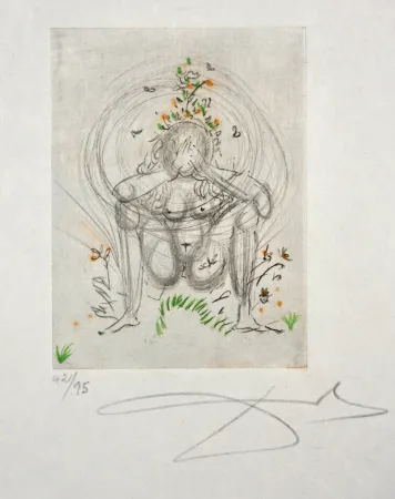 彫版 Dali - Petites Nus (from Apollinaire) I 