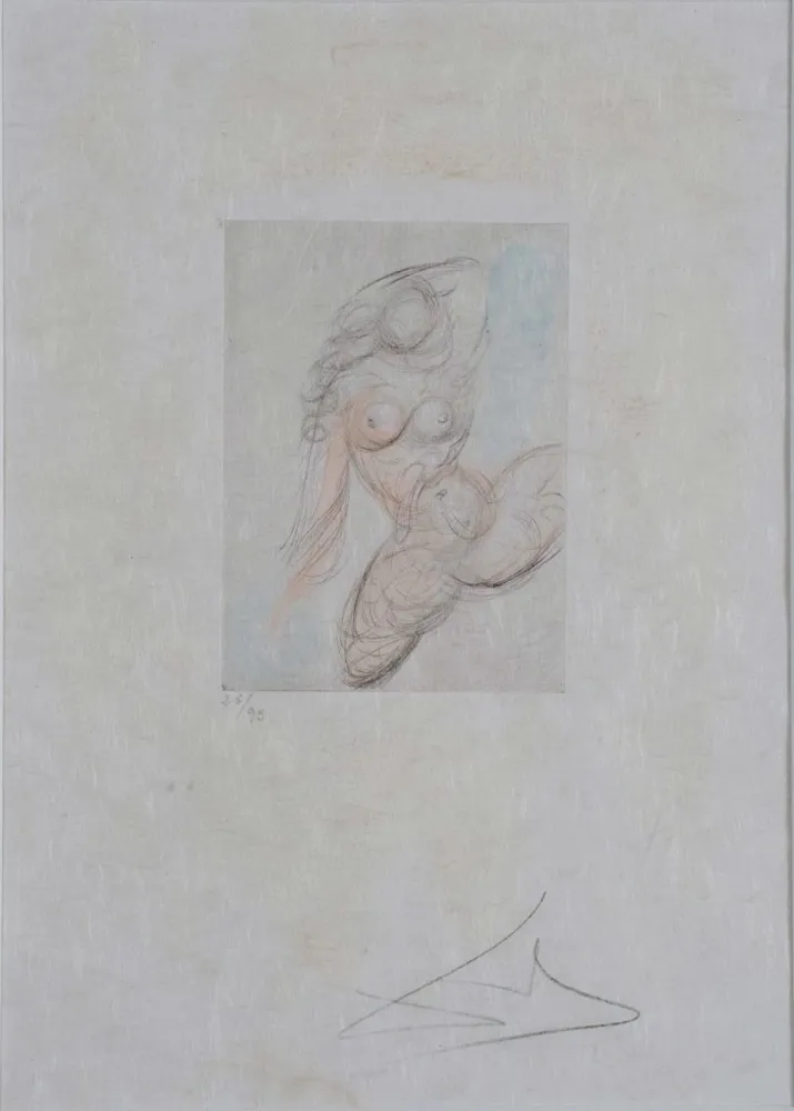 彫版 Dali - Petites Nus (Ronsard) E
