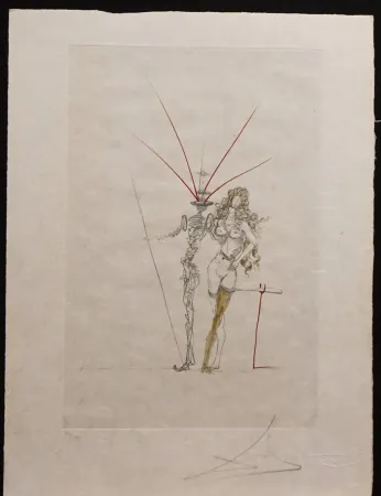 彫版 Dali - Poems Secrets Frontispiece