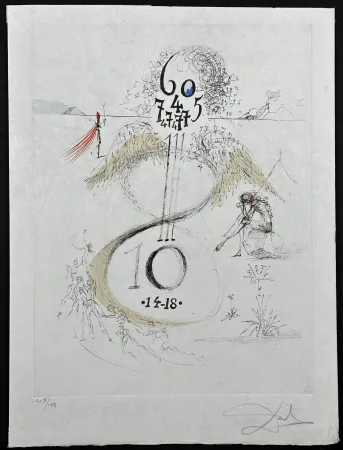 彫版 Dali - Poems Secrets War 1914-1918