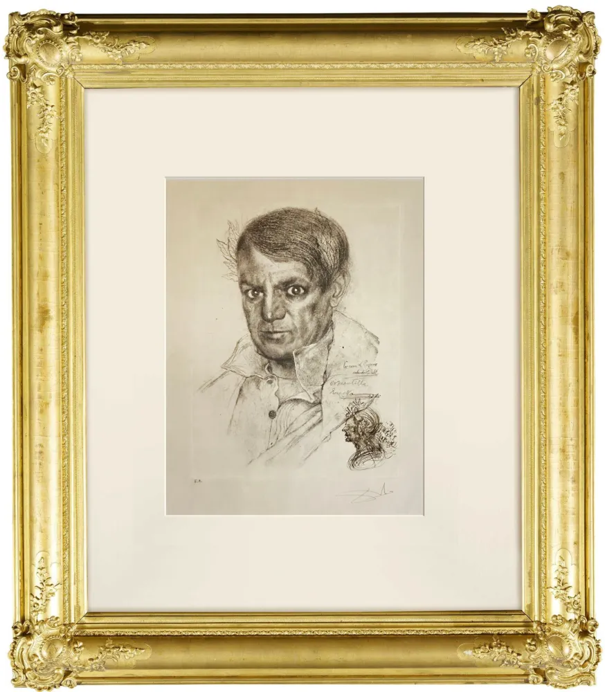 ポイントーセッシュ Dali - Portrait of picasso