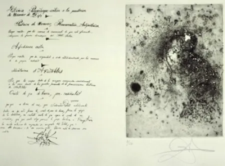 彫版 Dali - Puntaire de Vermeer (La Dentellière)