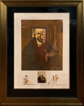 リトグラフ Dali - Rembrandt (Portrait du Peintre par Lui-Meme)