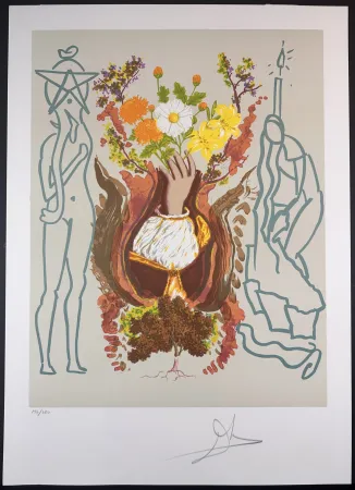 リトグラフ Dali - Renaissance With Original Portfolio Case