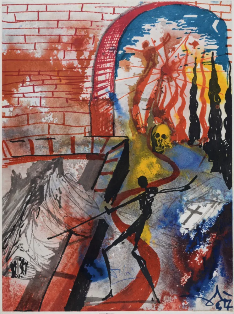 リトグラフ Dali - Romeo and Juliet #1, 1975