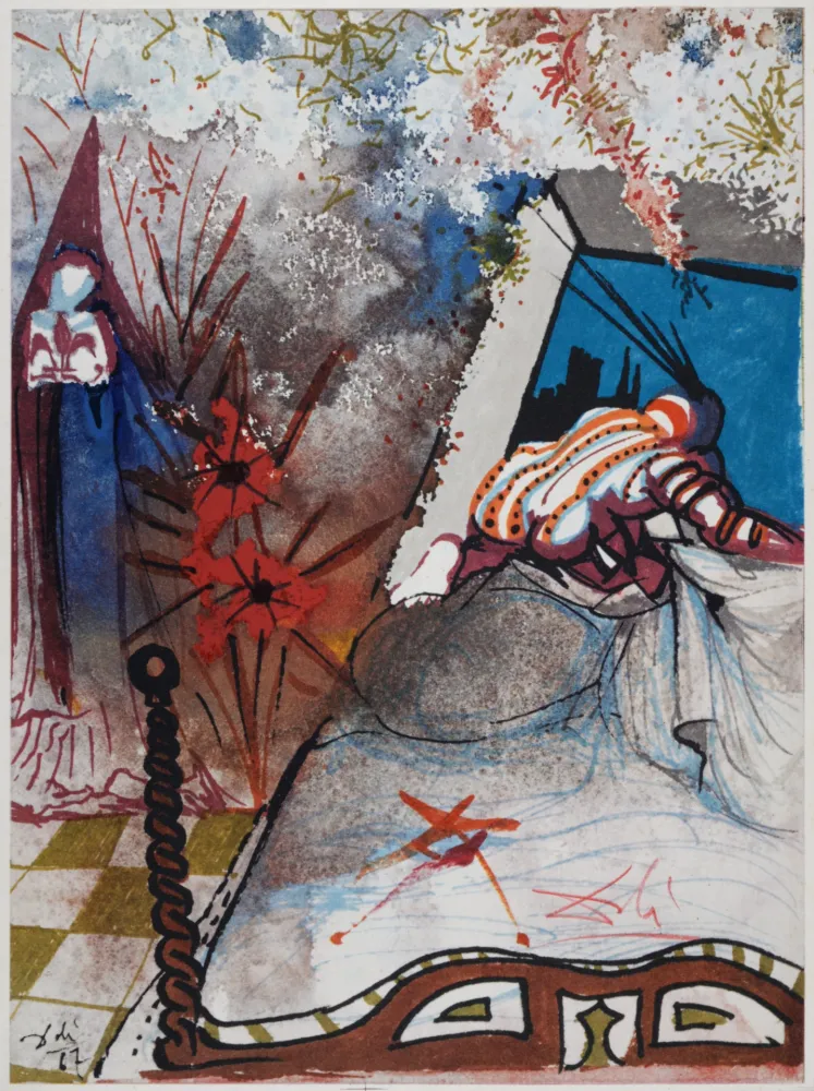 リトグラフ Dali - Romeo and Juliet #3, 1975