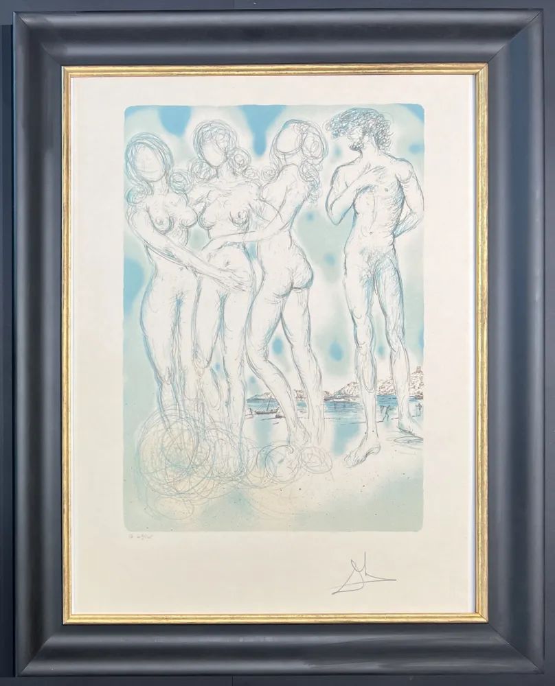 リトグラフ Dali - Salvador Dalí (1904-1989) - Colured lithograph on Arches paper - 1979