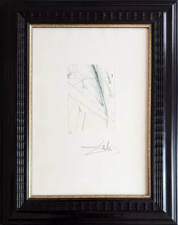 彫版 Dali - Salvador Dalí (1904–1989) - Love's Labour's Lost - Drypoint etching on Rives paper - 1970