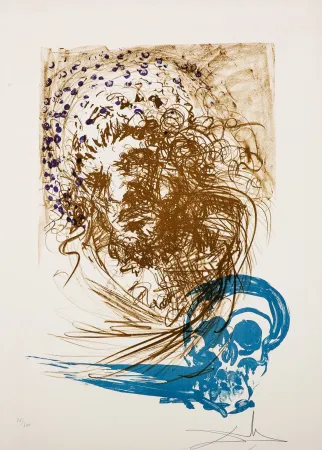 リトグラフ Dali - Salvador Dalí (1904–1989) – Old Age – Color zinc lithograph on Arches paper – 1973