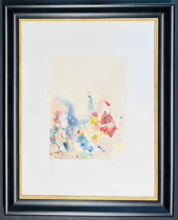 彫版 Dali - Salvador Dalí (1904-1989) - Seven-colour aquatint etching on paper - 1974